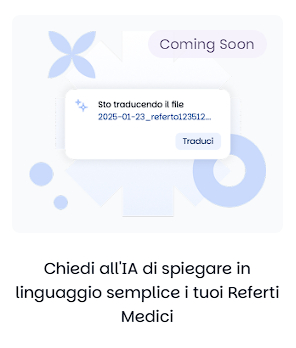 Schermata informativa di Raru relativa ai referti